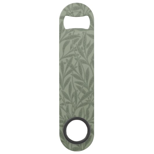William Morris Wilgenpatroon Antiek Saliegroen Speed Flessenopener (Voorkant)
