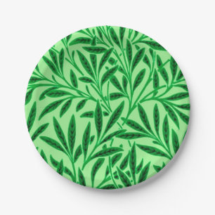 William Morris Wilgenpatroon, Licht Jade Groen Papieren Bordje