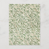 William Morris Wilgentak Vintage Botanisch Briefkaart (Voorkant)