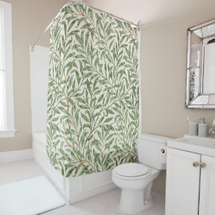 William Morris Wilgentak Vintage Botanisch Douchegordijn