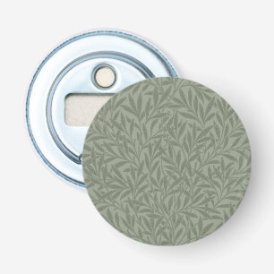 William Morris Wilgpatroon Antiek Saliegroen Button Flesopener