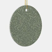 William Morris Wilgpatroon Antiek Saliegroen Keramisch Ornament (Rechts)