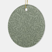 William Morris Wilgpatroon Antiek Saliegroen Keramisch Ornament (Links)
