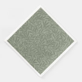 William Morris Wilgpatroon Antiek Saliegroen Servet (Hoek)