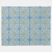 William Morris & Wilhelmina Style Prints Fleece Deken (Voorkant (Horizontaal))