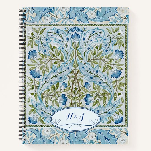 William Morris & Wilhelmina Style Prints Notitieboek (Voorkant)