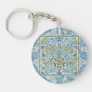 William Morris & Wilhelmina Style Prints Sleutelhanger