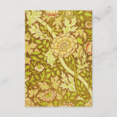 William Morris - William Morris Design Informatiekaartje (Voorkant)