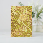 William Morris - William Morris Design Informatiekaartje (Staand voorkant)