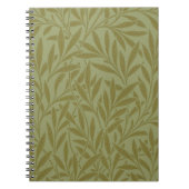 William Morris Willow Antiek Floral Leaf Notitieboek (Voorkant)