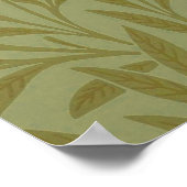 William Morris Willow Antiek Floral Leaf Poster (Hoek)