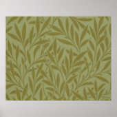 William Morris Willow Antiek Floral Leaf Poster (Voorkant)