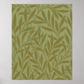 William Morris Willow Antiek Floral Leaf Poster (Voorkant)