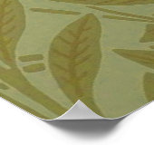 William Morris Willow Antiek Floral Leaf Poster (Hoek)