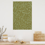 William Morris Willow Antiek Floral Leaf Poster (Keuken)