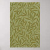 William Morris Willow Antiek Floral Leaf Poster (Voorkant)