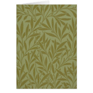 William Morris Willow Antiek Green Leaf Vine Art