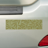 William Morris Willow Antiek Green Leaf Vine Art Bumpersticker (Op auto)