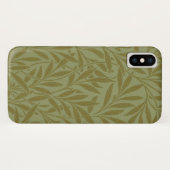 William Morris Willow Antiek Green Leaf Vine Art Case-Mate iPhone Case (Achterkant (horizontaal))
