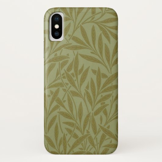 William Morris Willow Antiek Green Leaf Vine Art Case-Mate iPhone Case (Achterkant)