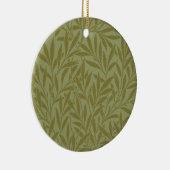 William Morris Willow Antiek Green Leaf Vine Art Keramisch Ornament (Rechts)
