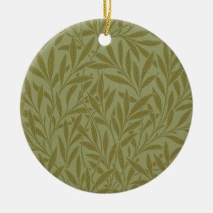 William Morris Willow Antiek Green Leaf Vine Art Keramisch Ornament