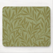 William Morris Willow Antiek Green Leaf Vine Art Muismat (Voorkant)