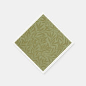 William Morris Willow Antiek Green Leaf Vine Art Servet (Hoek)