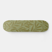 William Morris Willow Antiek Green Leaf Vine Art Skateboard (Horizontaal)
