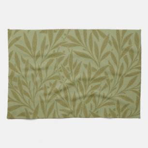 William Morris Willow Antiek Green Leaf Vine Art Theedoek