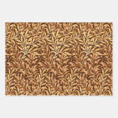 William Morris Willow, Blue, Green & Brown Inpakpapier Vel (Voorkant 3)