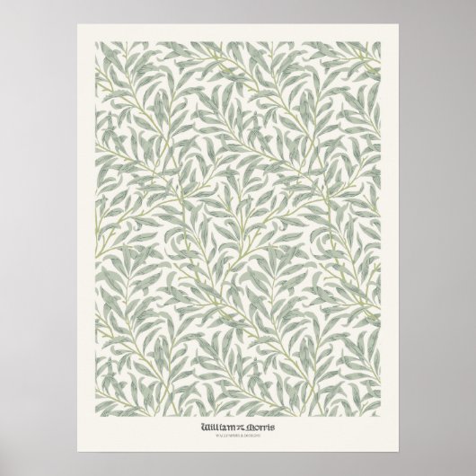 William Morris Willow Bough Art Exhibition Print (Voorkant)