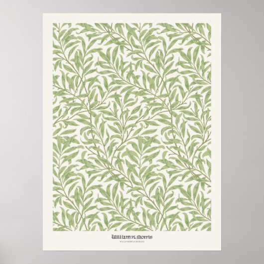 William Morris Willow Bough Art Exhibition Print (Voorkant)