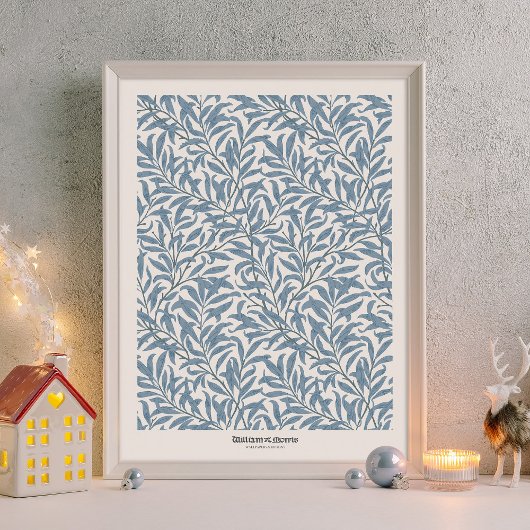 William Morris Willow Bough Blue Art Exhibit Print