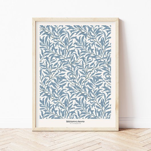 William Morris Willow Bough Blue Art Exhibit Print