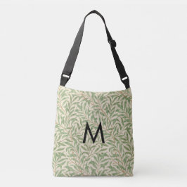 William Morris Willow Bough Botanical Monogrammed Crossbody Tas