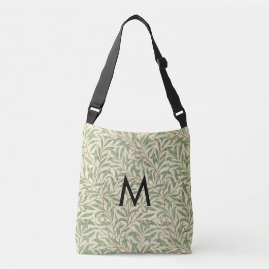 William Morris Willow Bough Botanical Monogrammed Crossbody Tas (Voorkant)
