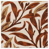 William Morris Willow Bough, Brown and Beige Stof (Close Up)