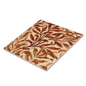 William Morris Willow Bough, Brown and Beige Tegeltje (Zijkant)