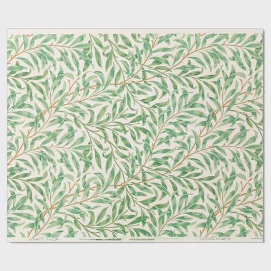 William Morris. Willow Bough. Cadeaupapier (Vlak)