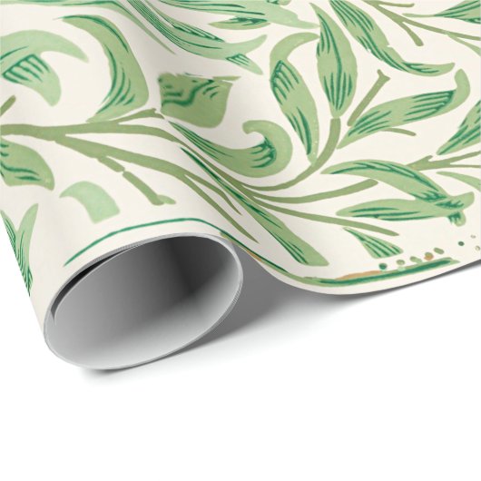 William Morris. Willow Bough. Cadeaupapier (Rol Hoek)