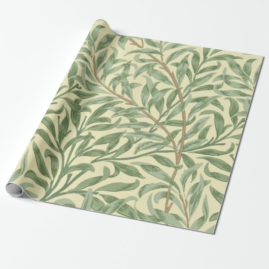 William Morris Willow Bough Cadeaupapier (Uitgerold)