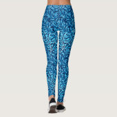 William Morris Willow Bough, Cobalt and Navy Blue Leggings (Achterkant)