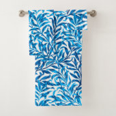 William Morris Willow Bough, Cobalt Blue & White Bad Handdoek (Insitu)