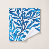 William Morris Willow Bough, Cobalt Blue & White Bad Handdoek (Wasdoekje)