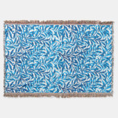 William Morris Willow Bough, Cobalt Blue & White Deken (Voorkant)