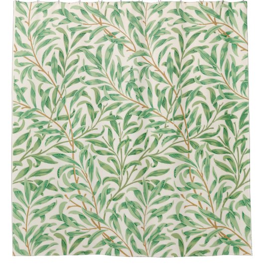 William Morris. Willow Bough. Douchegordijn (Voorkant)