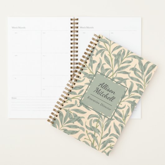 William Morris Willow Bough Elegant Botanical Planner (Display)