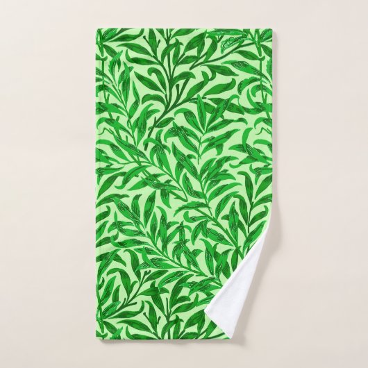 William Morris Willow Bough, Emerald Green Bad Handdoek (Handdoek)