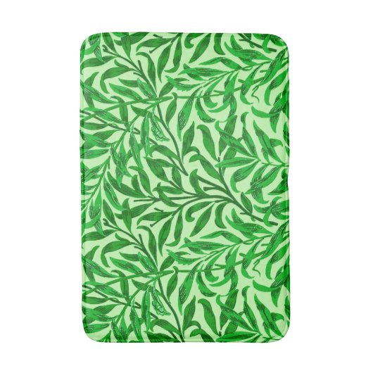 William Morris Willow Bough, Emerald Green Badmat (Voorkant Verticaal)
